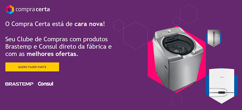 Compra Certa – Produtos Brastemp e Consul direto da fábrica