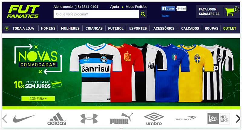 FutFanatics – Uniformes de futebol com os melhores preços