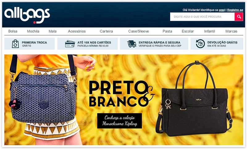 Allbags – A melhor loja online para  comprar bolsas e mochilas