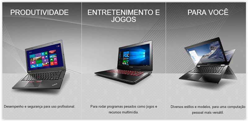 Notebook Lenovo com Ótimos Preços  na Loja Online Oficial