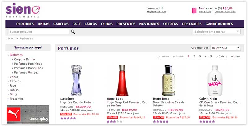 Perfumes importados mais baratos é  na Sieno Perfumes