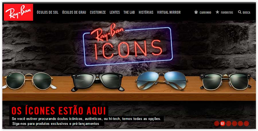 Óculos RayBan 100% Original é na Loja Oficial